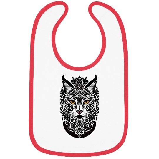TribalCat Tattoo Bibs