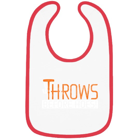 Funny Throws Before Hoes Disc Golf Bibs