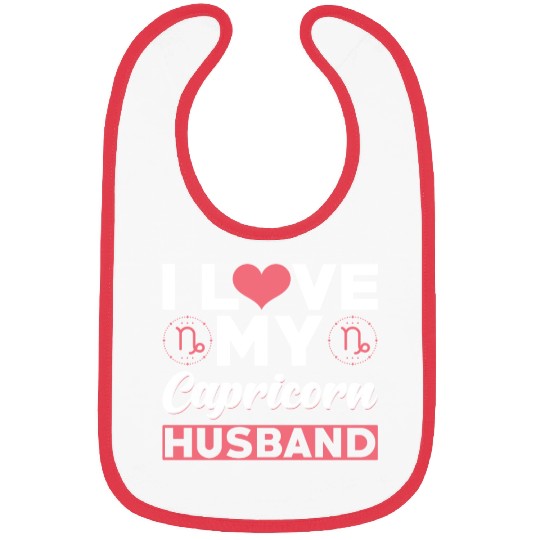 I love my Capricorn Husband Bibs