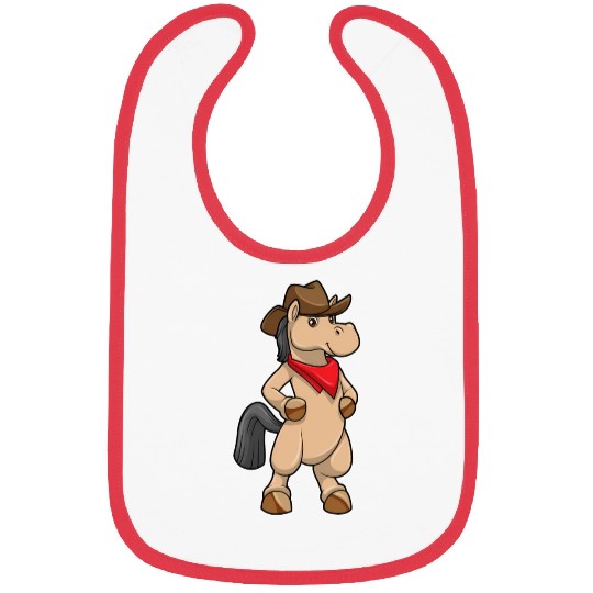 Horse Cowboy Bibs