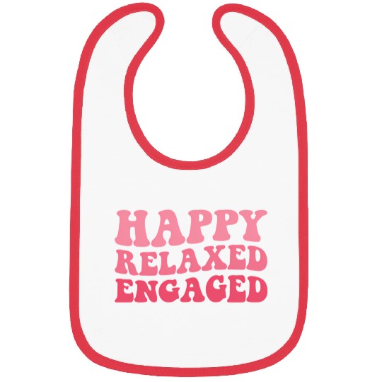 Happy Relaxed Ened Aba Behavior Analyst cial Bibs