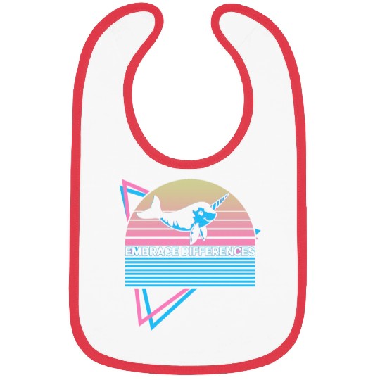 Narwhal Retro Bibs