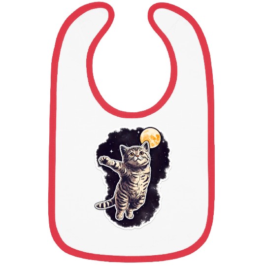 Space cat Bibs