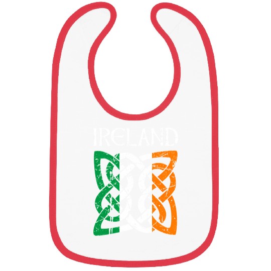 St Patric Day Celtic Knot Ireland Bibs
