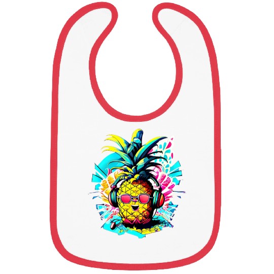 Tropic Beats: Pineapple Party Vibes Bibs