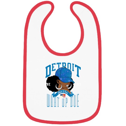 313 Detroit Area Code Unapologetically Bibs