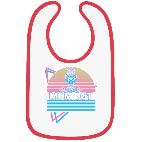 Robot Robotics Mom Retro Bibs
