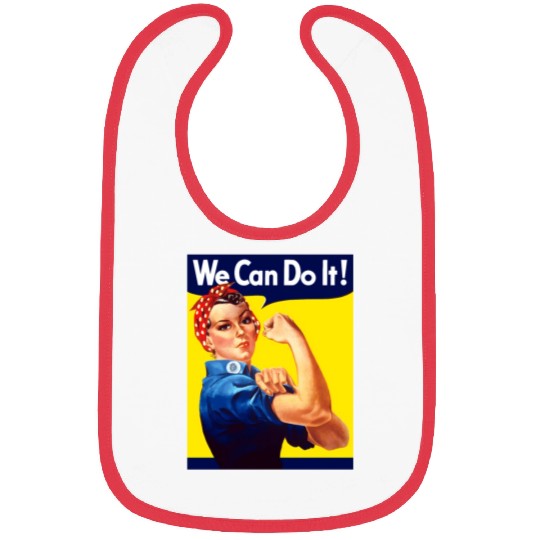 Rosie The Riveter We Can Do It Bibs