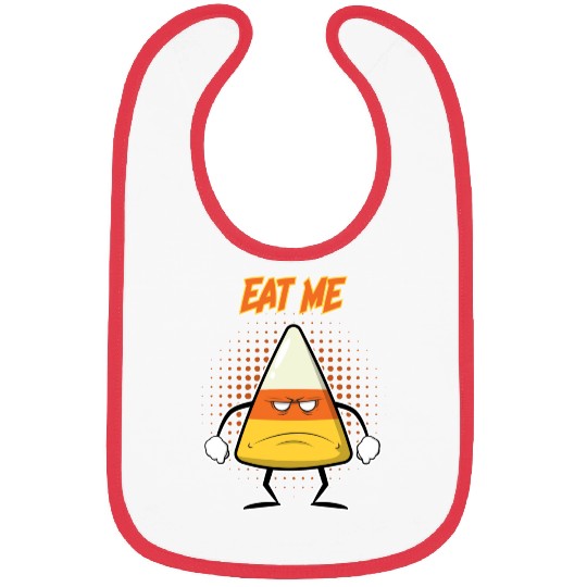 Mean Candy Corn Bibs
