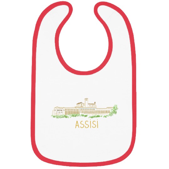 Assisi City Italy Souvenir For Bibs