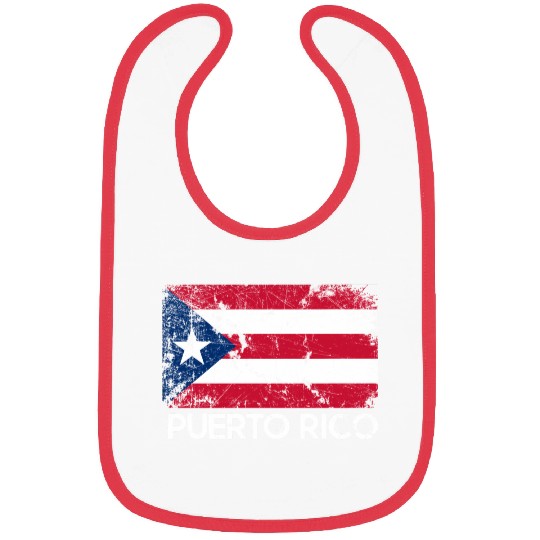 Puerto Rican Flag Made In Puerto Rico Bibs