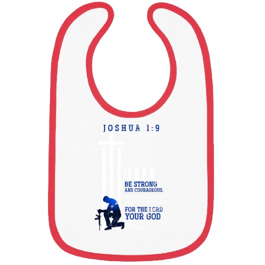 Holy Bible Verse Us Flag American Christian Prayer Bibs