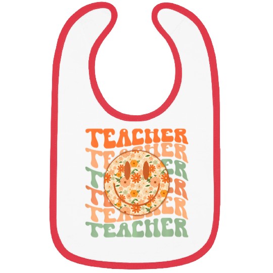 Groovy Teacher Inspirational Colorful Back to Bibs