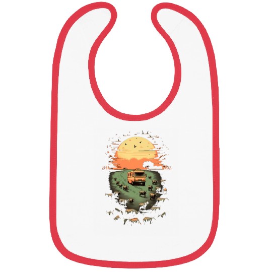 Rv Camping Herd Of Cows Cow Camper Caravan Bibs