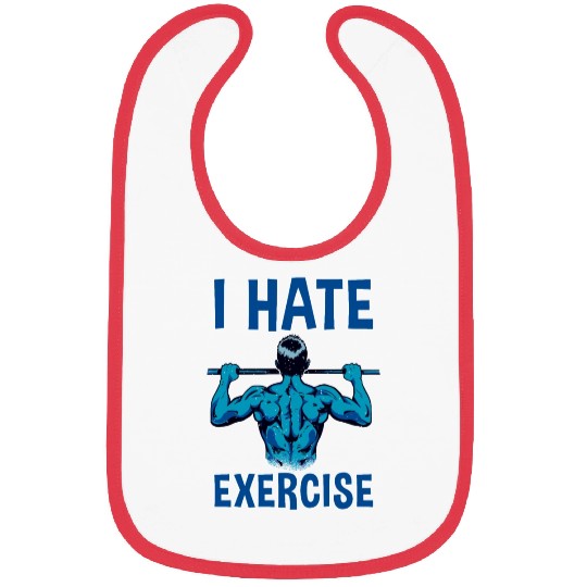 I Hate Exercise 2 Bibs