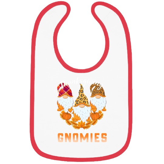 Happy Fall Y'all Gnome Autumn Pumpkin Spice Bibs