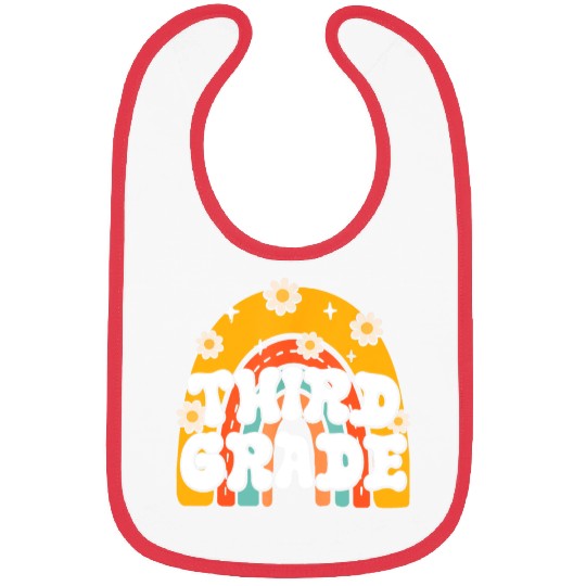 3rd Third Grade First Day School Back To School Bibs