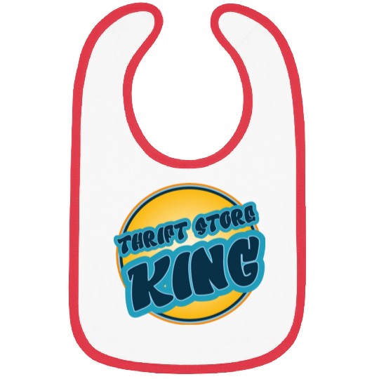 Thrift Store Kking blue orange Bibs