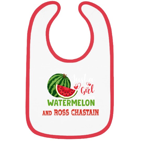 Just A Who Loves Watermelon And Ross Chastain Bibs