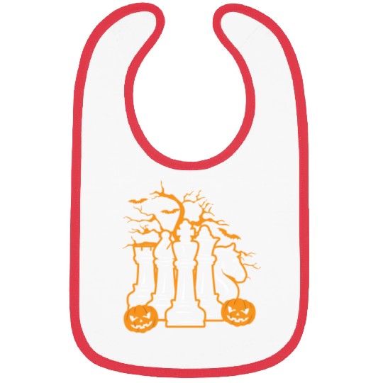 Chess Halloween Trick Or Treat Chess Board Game Bibs