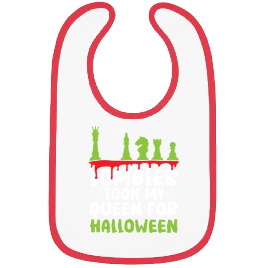 Chess Halloween Trick Or Treat Chess Board Game Bibs