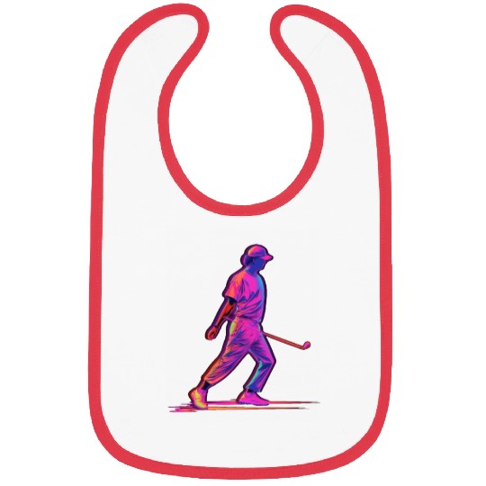 Golfer Golf Player Golfing 80s 90s Retro Bibs