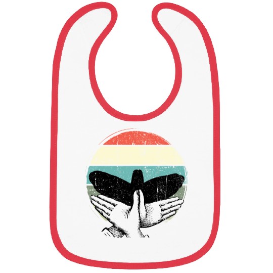 Animal Shadows bird Bibs