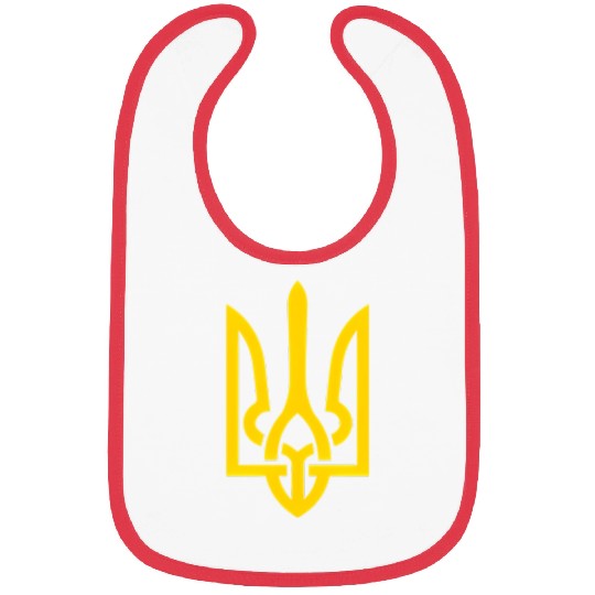 Ukraine Trident Symbol Middle Ukrainian Zeleny Bibs