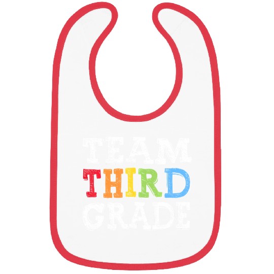 Team 3rd Grade Squad Third Teacher Student Back Bibs