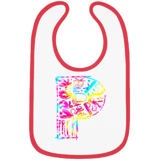 Tie Dye Typography Pre K Student Teacher Back To Bibs