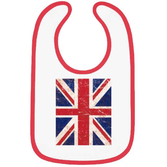 Union Jack Flag Bibs
