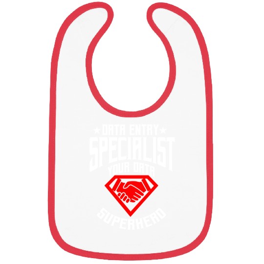 Data Entry Specialist Superhero Bibs