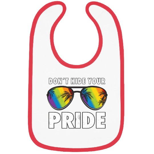 Pride LGBTQ Don´t Hide Your Pride Rainbow Bibs
