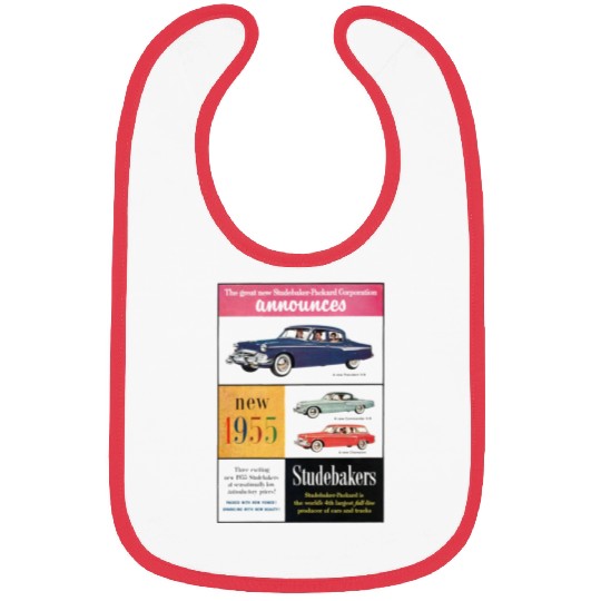 STUDEBAKER PACKARD 1950s AD PRESIDENT COMMANDER Bibs