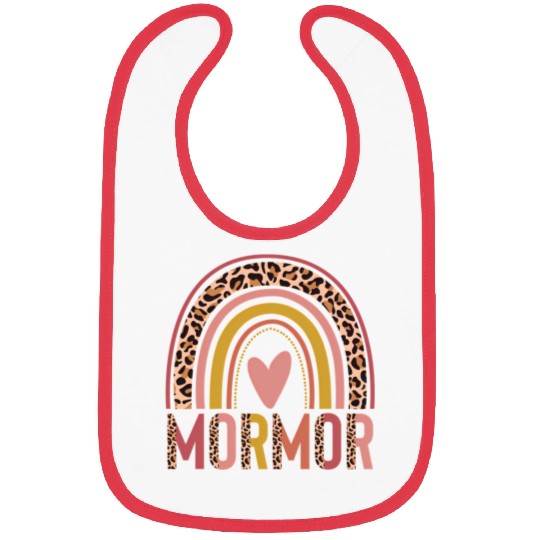 Rainbow Mormor Mothers Day For Mormor Bibs