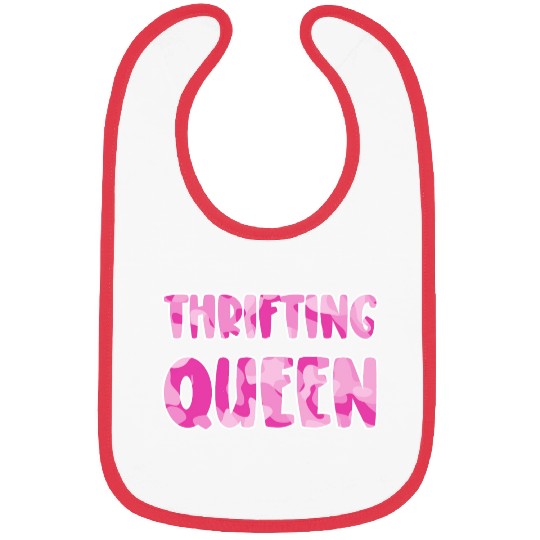 Thrifting Queen pink camo Bibs