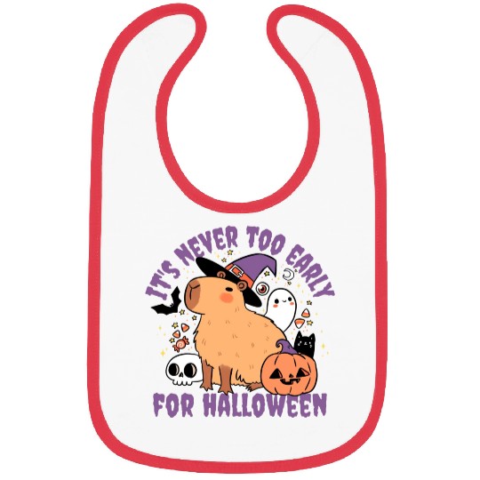 It Is Never Too Early For Halloween Cute Capybara Bibs