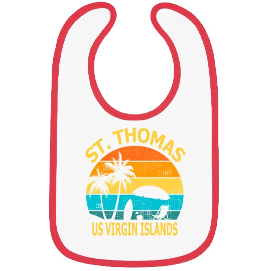 Travel St Thomas Us Virgin Islands Vacation Souven Bibs