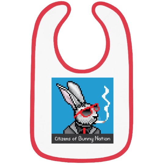 Citizens of Bunny Nation NFT #14 Artwork Bibs