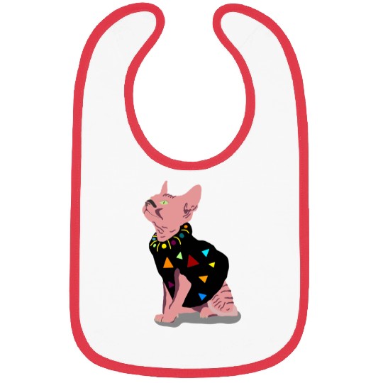 pink cute cat meowed funny meowdy cowboy for you Bibs