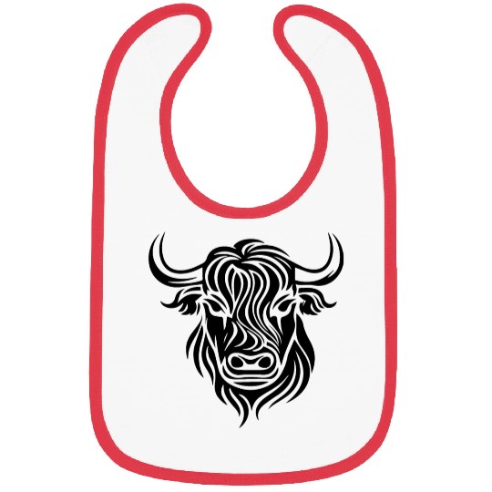 Scottish Highland Cow Bibs