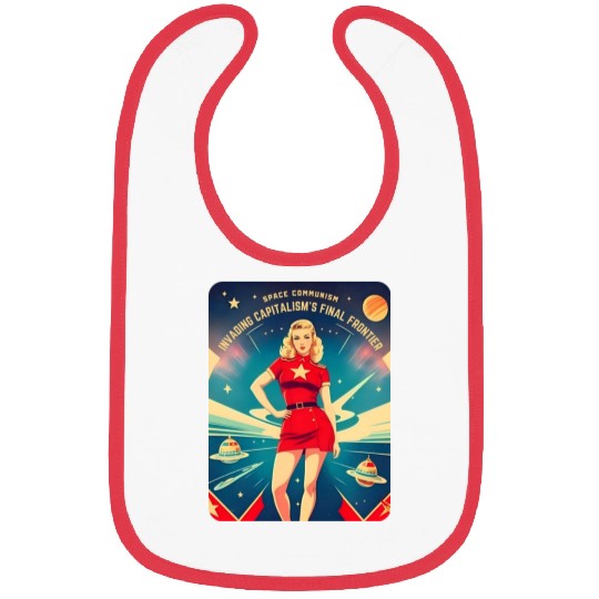 Funny Retro Cold War Soviet Communism USSR Humor Bibs