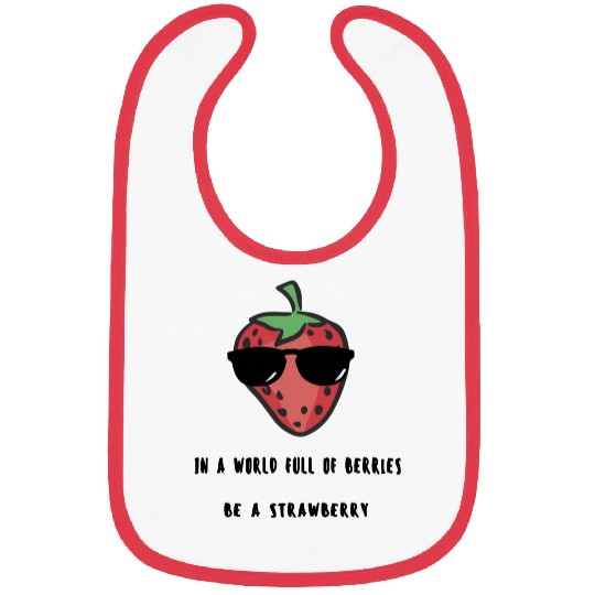 Strawberry world Bibs
