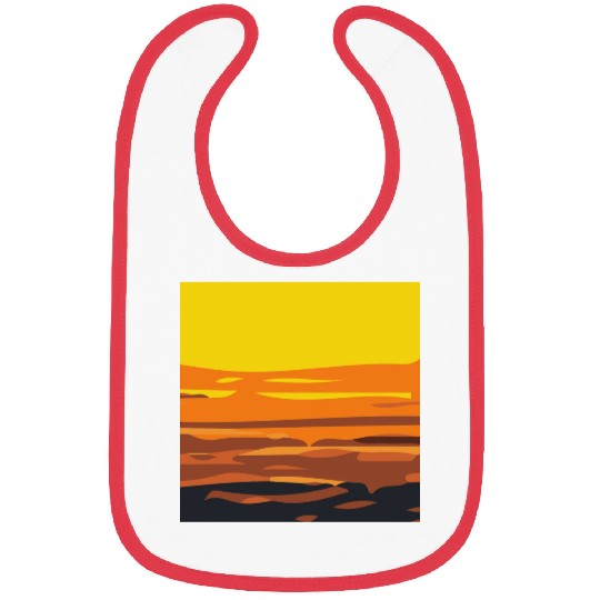 Sunset Rectangle Bibs