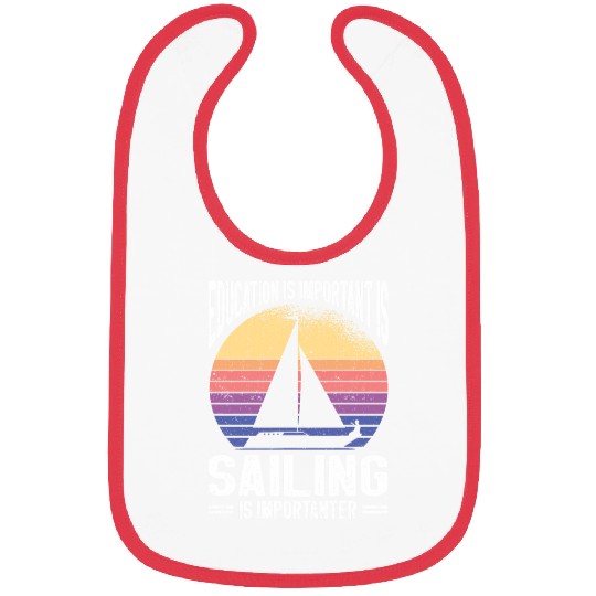 Sailing Gift Sailboat Boating Captain Best Sailor Bibs