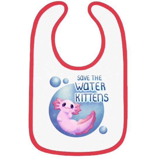 Save the Water Kittens Bibs