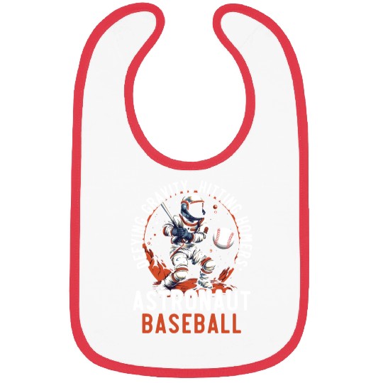 Baseball Astronaut Baseball Player Outerspace Bibs