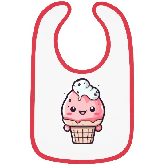 Embrace the Sweetness of our Cute Soft Ice Cream Bibs