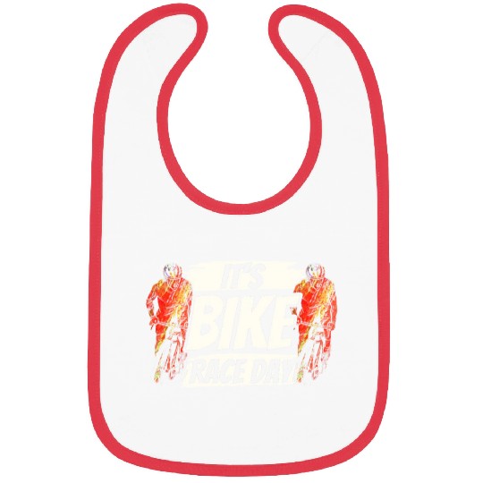 It's Bike Race Day Racer Racing Bicycle Cycling Bibs