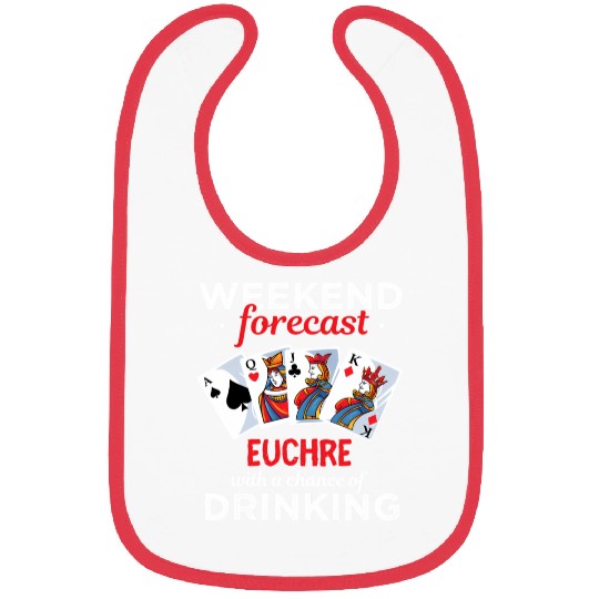 Euchre Player - Euchre Drinking Card Game Bibs
